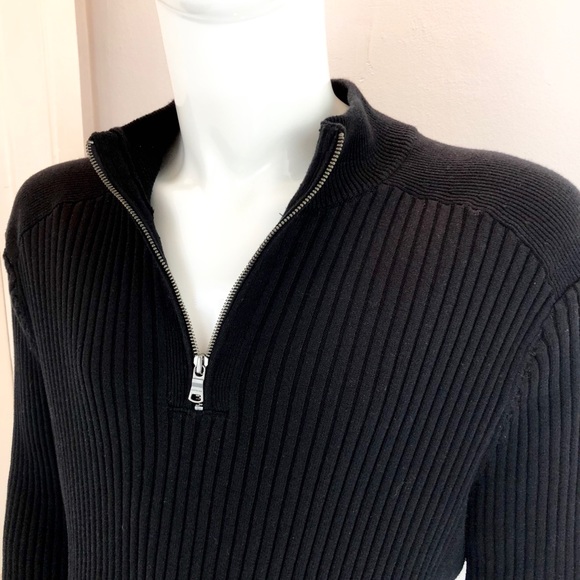 Men’s Express Ribbed Mock Neck Sweater w/zipper XL. Make an offer! - Picture 2 of 3